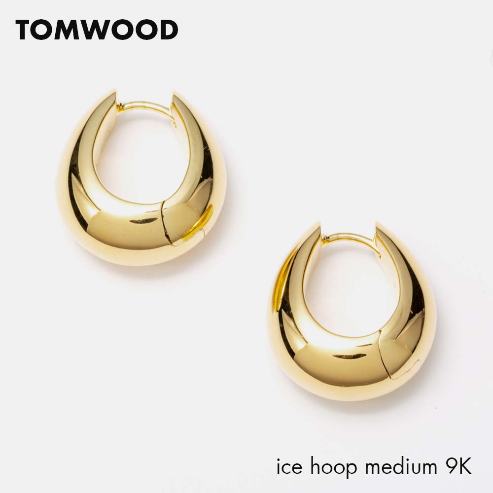 トムウッド TOM WOOD 100512 E39HMNA01 S925 ピアス レディース アクセサリー ミディアム フープピアス 9k アイス Mサイズ ice hoop medium スターリングシルバー 925 ジュエリー ギフト プレゼント ゴールドのサムネイル