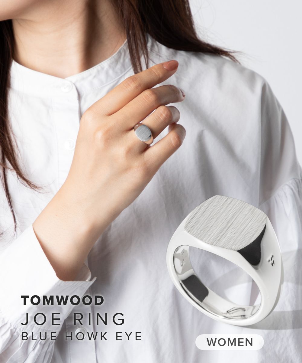 トムウッド TOM WOOD Kay Ring Satin R74HKANA02S925 / 100568 レディース アクセサリー リング ケイリング サテン シグネットリング 指輪 スターリング シルバー925 Sterling Silver925 ジュエリー ギフト プレゼント シンプル