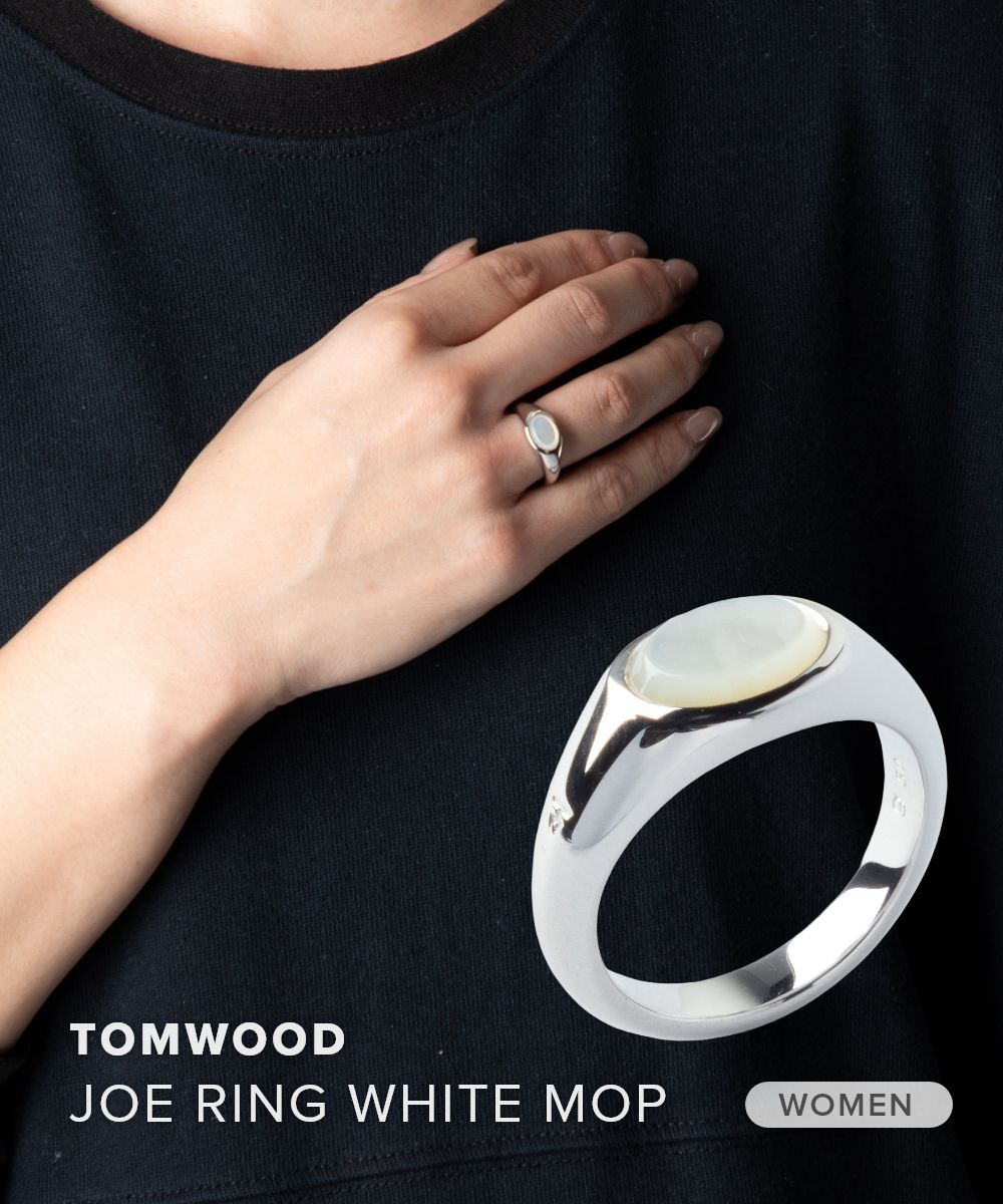 トムウッド TOM WOOD JOE RING WHITE MOP ジョー ホワイトモップ 101286 リング 指輪 レディース アクセサリー