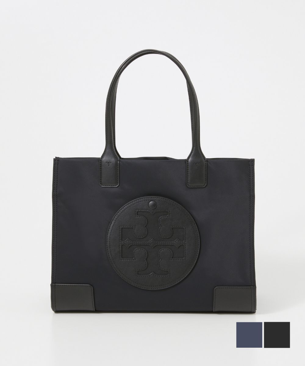 トリーバーチ TORY BURCH 88578 トートバッグ レディース バッグ エラ スモール ロゴ ナイロン プレゼント 鞄 肩掛け お祝い 記念 お出かけ ギフト 誕生日 Ella Small Tote ブラック トリーネイビー