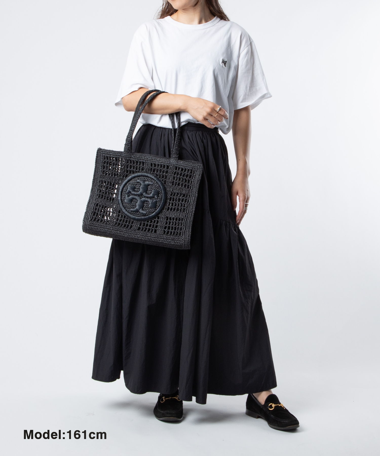 トリーバーチ TORY BURCH 158040 トートバッグ Ella Hand-Crocheted Small Tote レ...