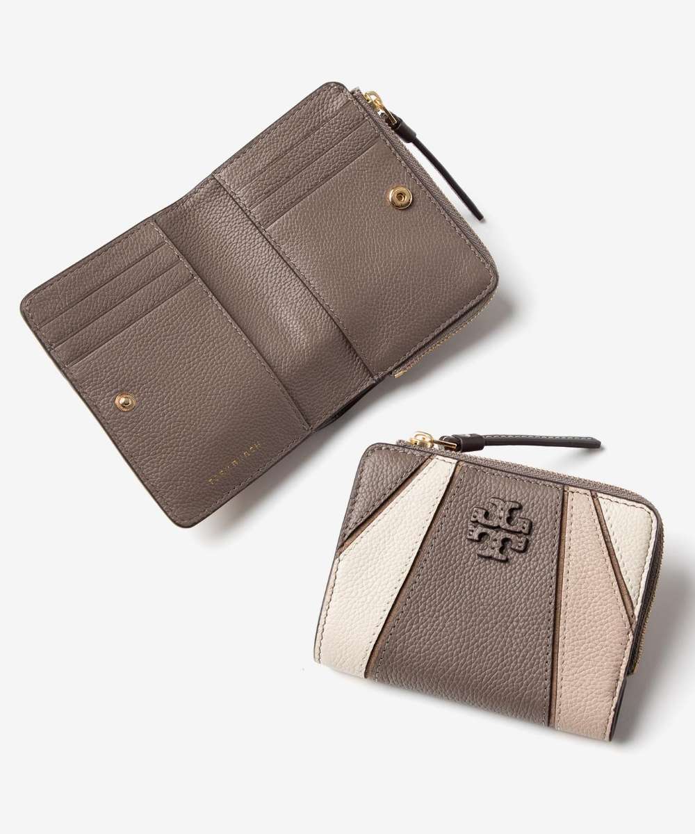 ȥ꡼С TORY BURCH McGraw ޥå Pleated Bi-Fold Wallet 顼֥å Хե...