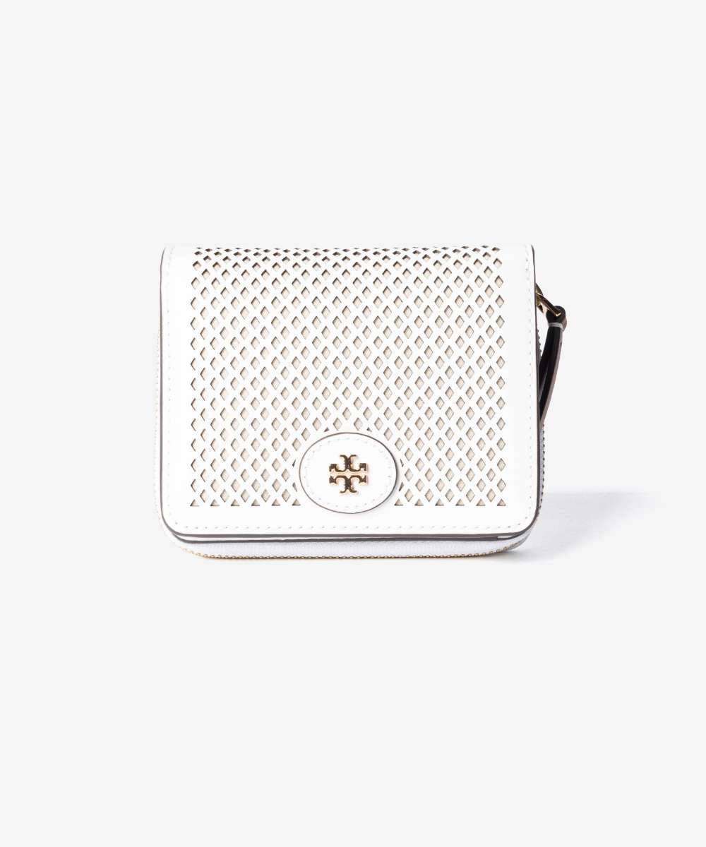 乐天商城 - トリーバーチ TORY BURCH Emerson Perforated Color Block Mini Wallet エマーソン パーフォレイテッド カラー ブロック ミニ ウォレット 175869 二つ折り財布 レディース 財布 小物