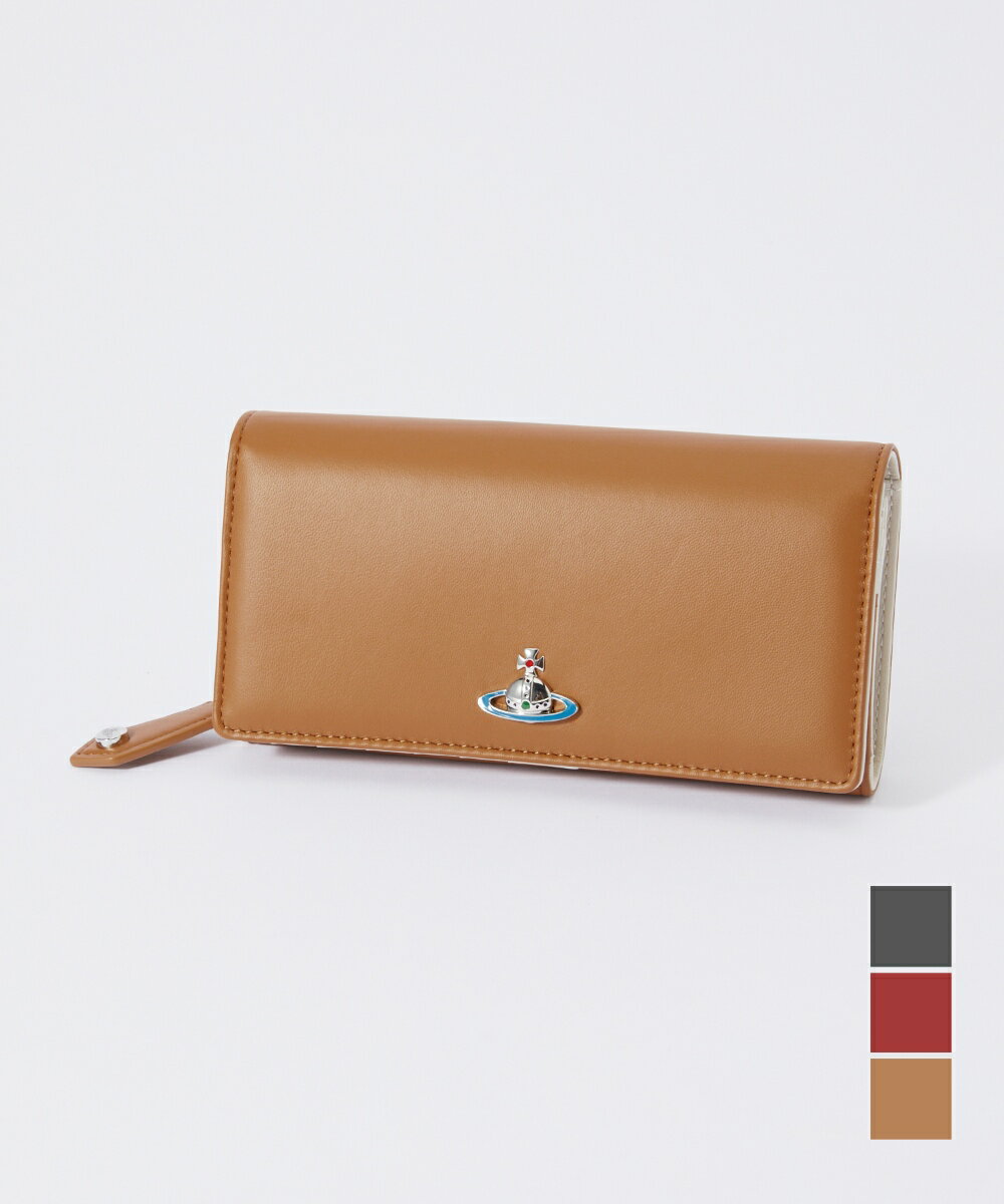 ヴィヴィアンウェストウッド Vivienne Westwood 51060025 L001L 長財布 NAPPA CLASSIC LONG WALLET レディース 財布 ブラウン レッド ブラック