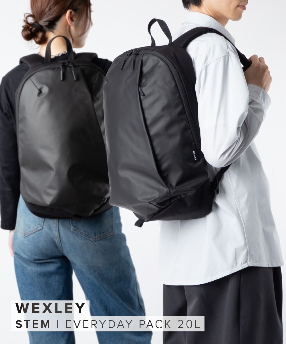 ウェクスレイ WEXLEY STEM | EVERYDAY PACK STBP201 メンズ レディース バッグ バックパック - CORDURA CARBONATE コーデュラ カーボン デイパック メッセンジャー バッグ リュックサック Backpack カジュアル 大容量 アウトドア ギフト プレゼント 記念ブランド