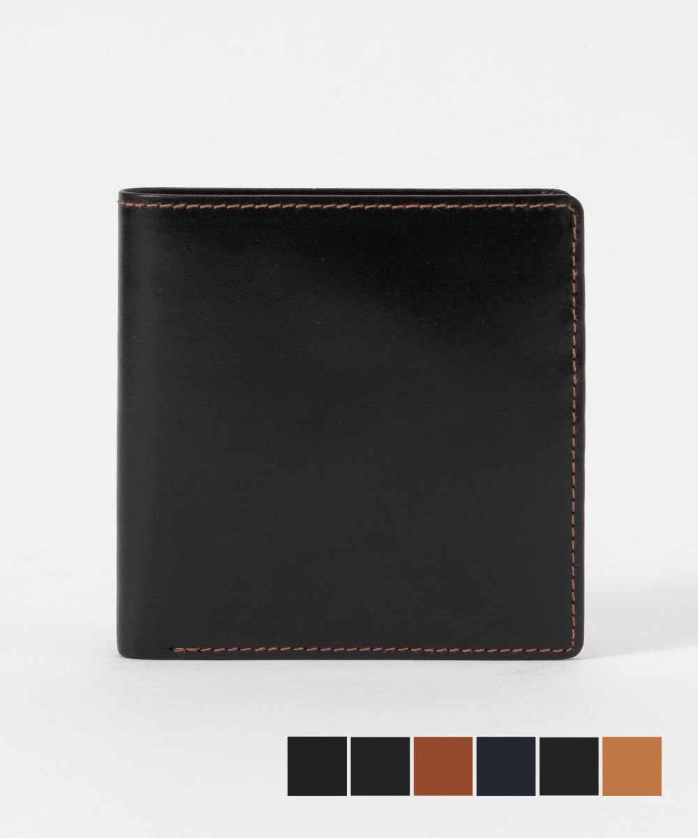 ホワイトハウスコックス 二つ折り財布（メンズ） ホワイトハウスコックス Whitehouse Cox ES2376 HIPSTER CARD WALLET 二つ折り財布 革財布 メンズ 財布 本革 ミニ財布 小銭入れ シンプル サドルレザー コインケース ロゴ プレゼント お祝い 記念 コンパクト財布 無地 WALLET 全6色