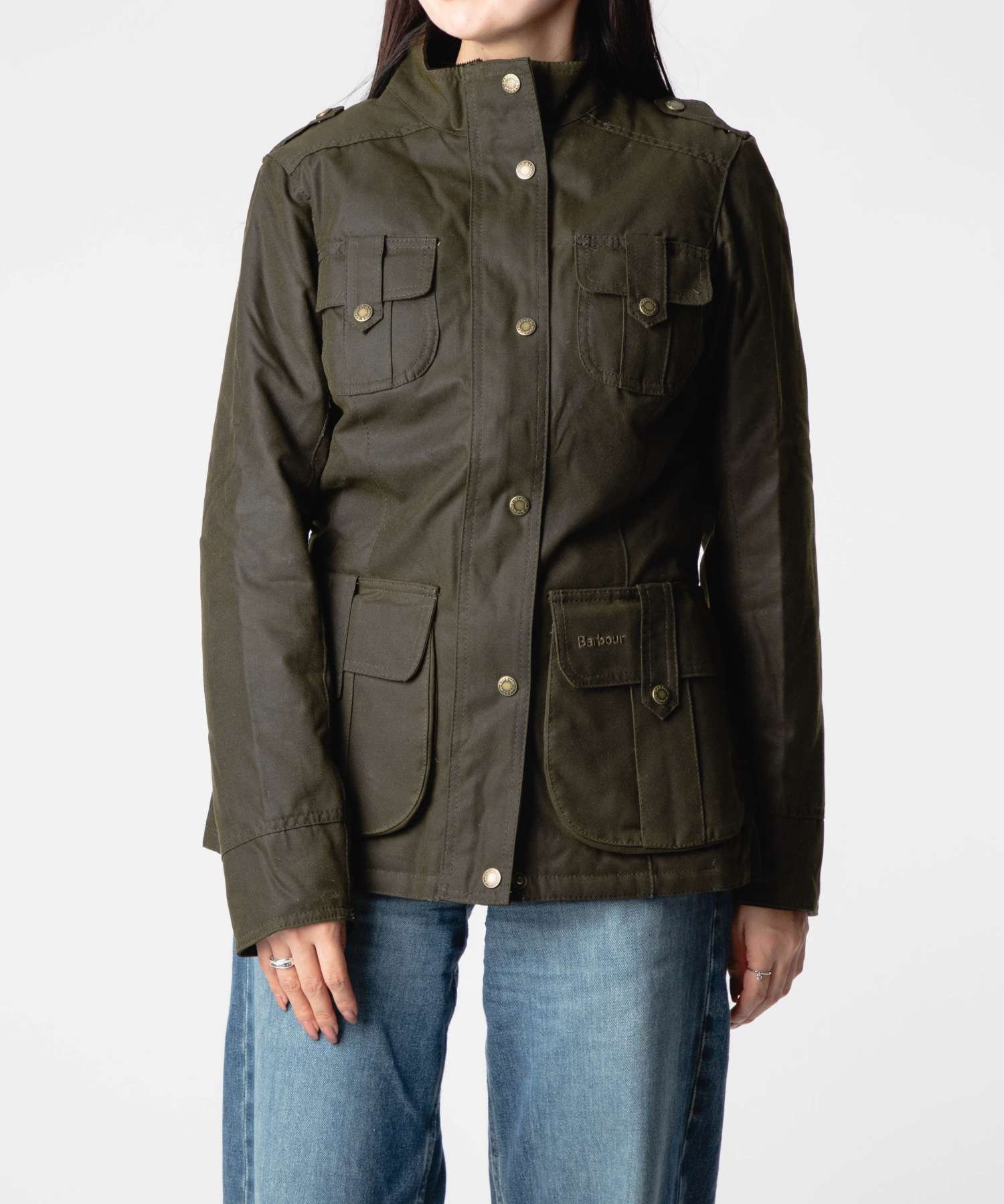バブアー　ビデイル　オイルドジャケット　レディース　カーキブラウン バブアー/バーブァー ビデイル ジャケット BEDALE SL PEACHED Barbour