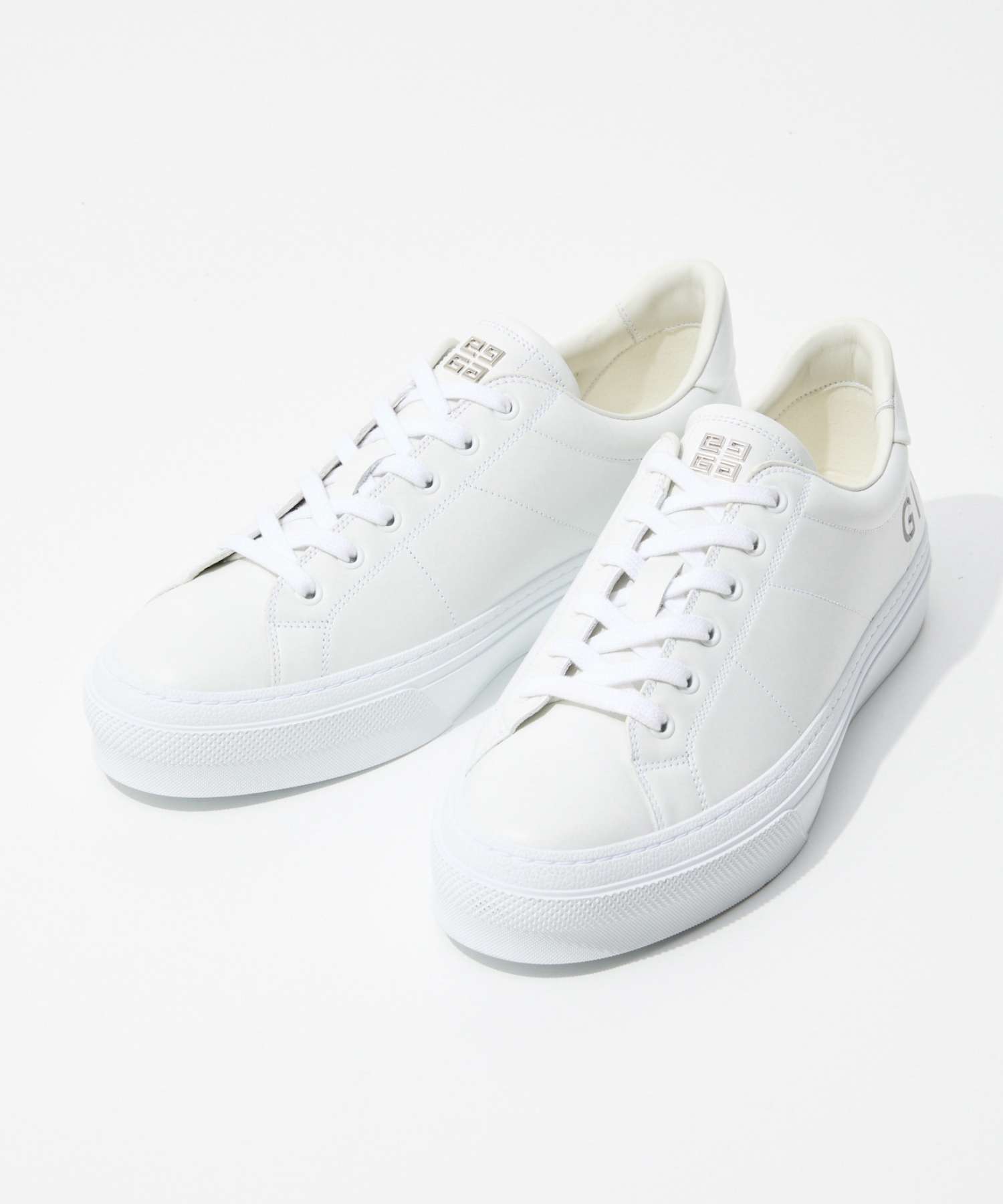 GIVENCHYスニーカー♡ Givenchy Urban Street Knot White Purple Logo Low Top Flat
