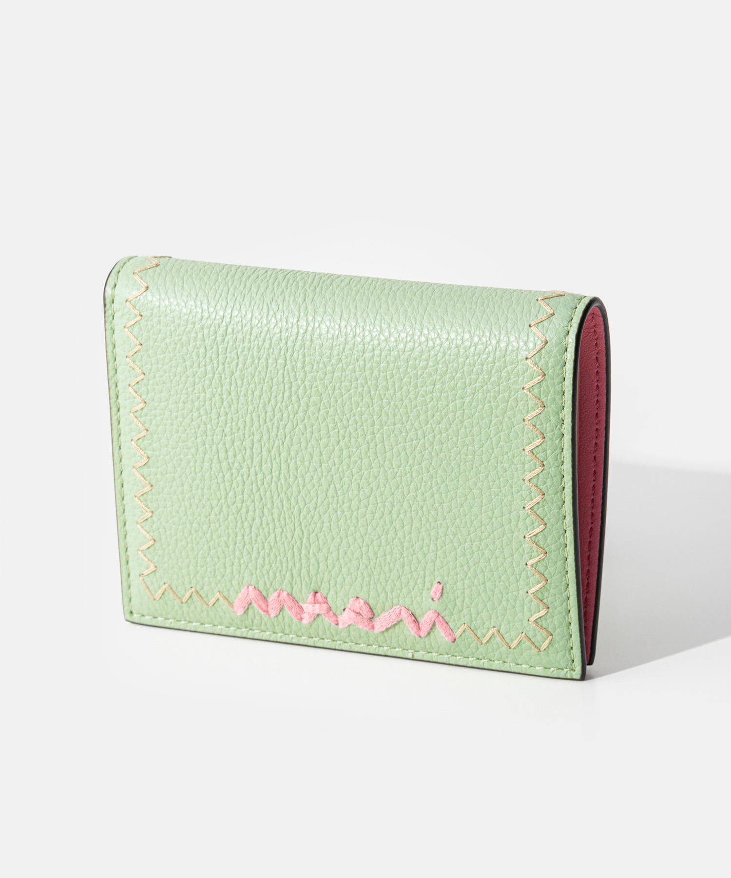 マル二　財布　二つ折り　フォレストグリーン 楽天市場】マルニ MARNI 財布 二つ折り財布 フォレスト グリーン