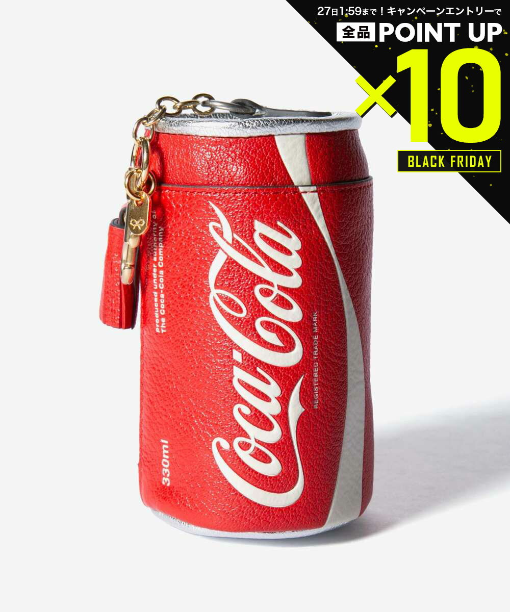 【店内全品エントリーでP10倍！&MAX2万円OFFクーポン配布】アニヤ ハインドマーチ ANYA HINDMARCH Anya Brands Coin Purse Coca Cola in Shiny Capra Coca Cola コカコーラ コイン パース チャーム 5050925179546 コインケース レディース 財布 小物