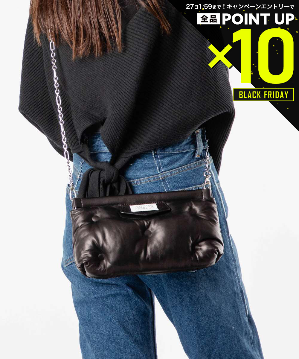 【20日20時〜エントリーでP10倍！&MAX2万円OFFクーポン配布】メゾン マルジェラ MAISON MARGIELA S56WF0160 P4300 ショルダーバッグ GLAM SLAM RED CARPET メンズ レディース バッグ グラム スラム チェーン クラッチバッグ 肩掛け 本革 レザー カジュアル プレゼント ギフ