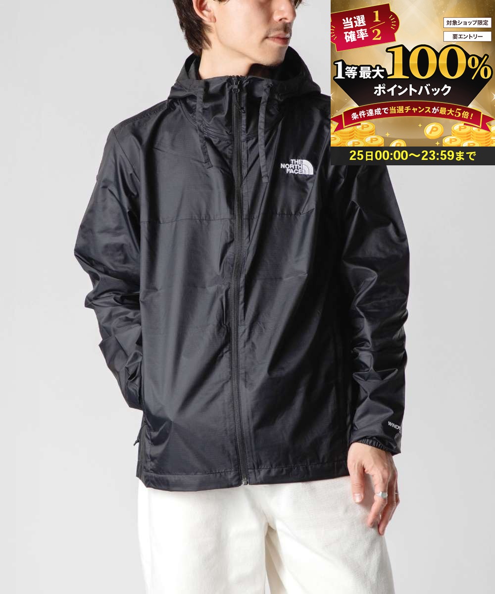 【25日限定★エントリーで最大100％ポイントバック！当選確率1/2 】 ノースフェイス THE NORTH FACE CYCLONE サイクロン NF0A82R9 JK3 ジャケット メンズ アウター ブラック S M L XL