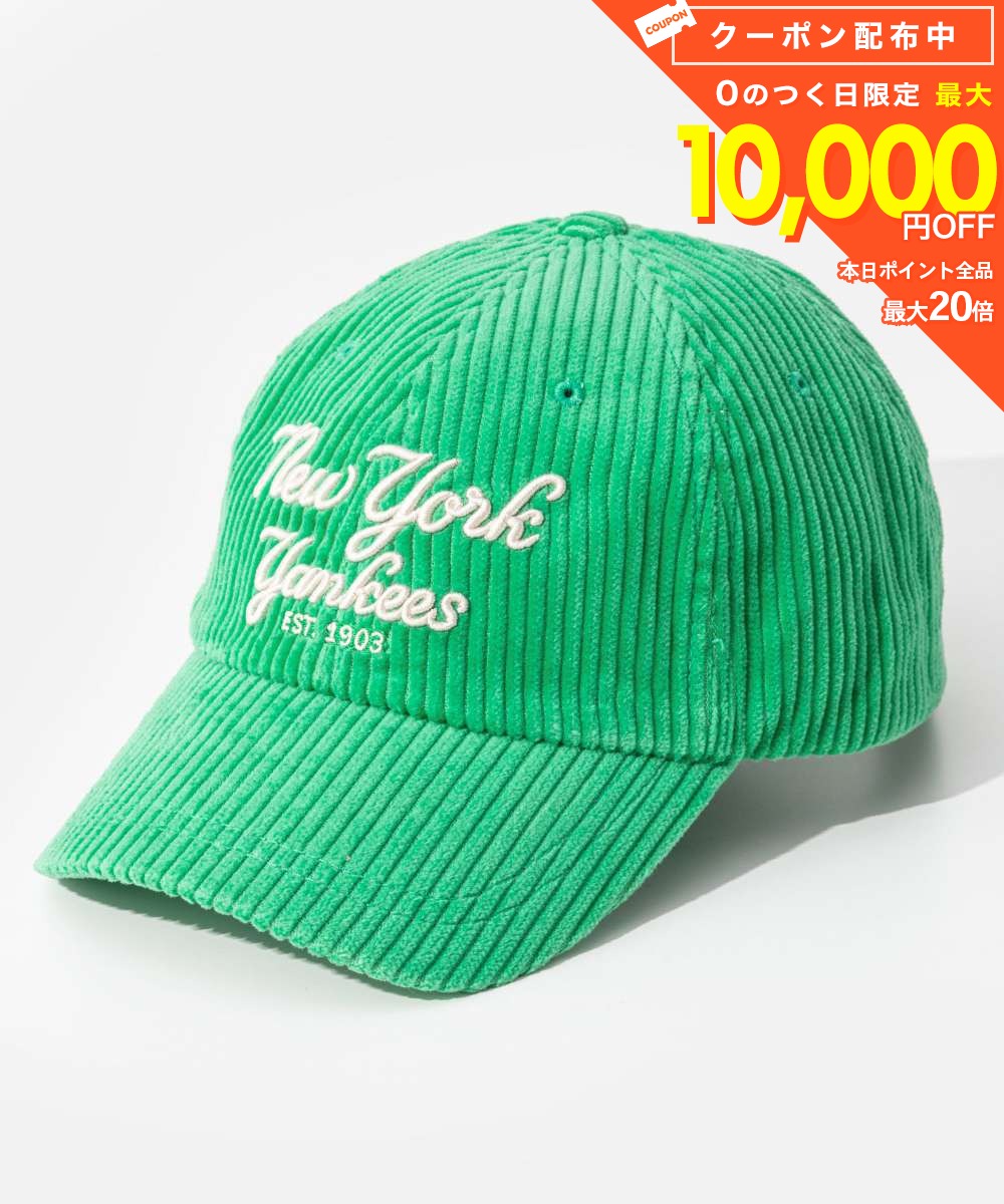 エムエルビーコリア MLB Korea Culsive Corduroy Unstructure Ball Cap クルーシブ コーデュロイ アンストラクチャー ボール キャップ NEW YORK YANKEES ニューヨークヤンキース 3ACP71026 ユニセックス 帽子