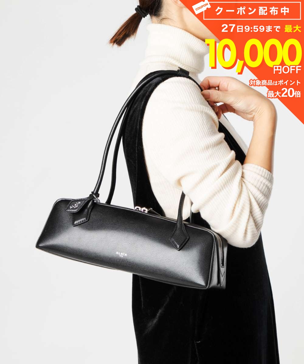 樂天商城 - アライア ALAIA LE TECKEL ル テケル MEDIUM GOAT LEATHER BAG ミディアム ゴートスキン ショルダーバッグ AA1S06033CA212 レザー レディース バッグ