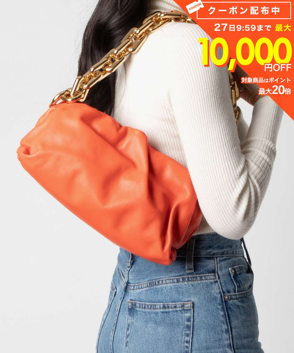 樂天商城 - ボッテガヴェネタ BOTTEGA VENETA The Chain Pouch ザ チェーンポーチ 620230 VCP40 7642 ショルダーバッグ レディース バッグ オレンジ