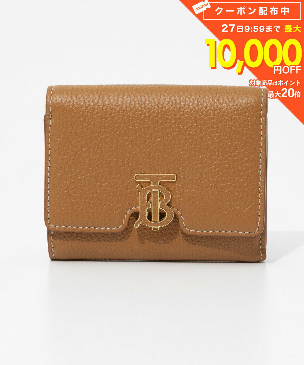 樂天商城 - バーバリー BURBERRY LS TB COMPACT WALLET LGL 8049218 B1860 レディース 財布 三つ折り財布 グレイニーレザー TBコンパクトウォレット ミニ財布 小銭入れ レザー コンパクトウォレット 3つ折り 折りたたみ プレゼント お祝い 記念 ギフト 誕生日 イギリス