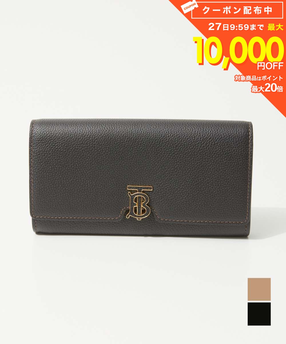 BURBERRY - バーバリー BURBERRY 8066021 長財布 LS TB WALLET LGL レディース 財布 ロングウォレット TBロゴ コンチネンタル プレゼント ギフト お祝い 記念 ベージュ ブラック キャメル×ベージュ×ウォームタン ウォームラセットブラウン