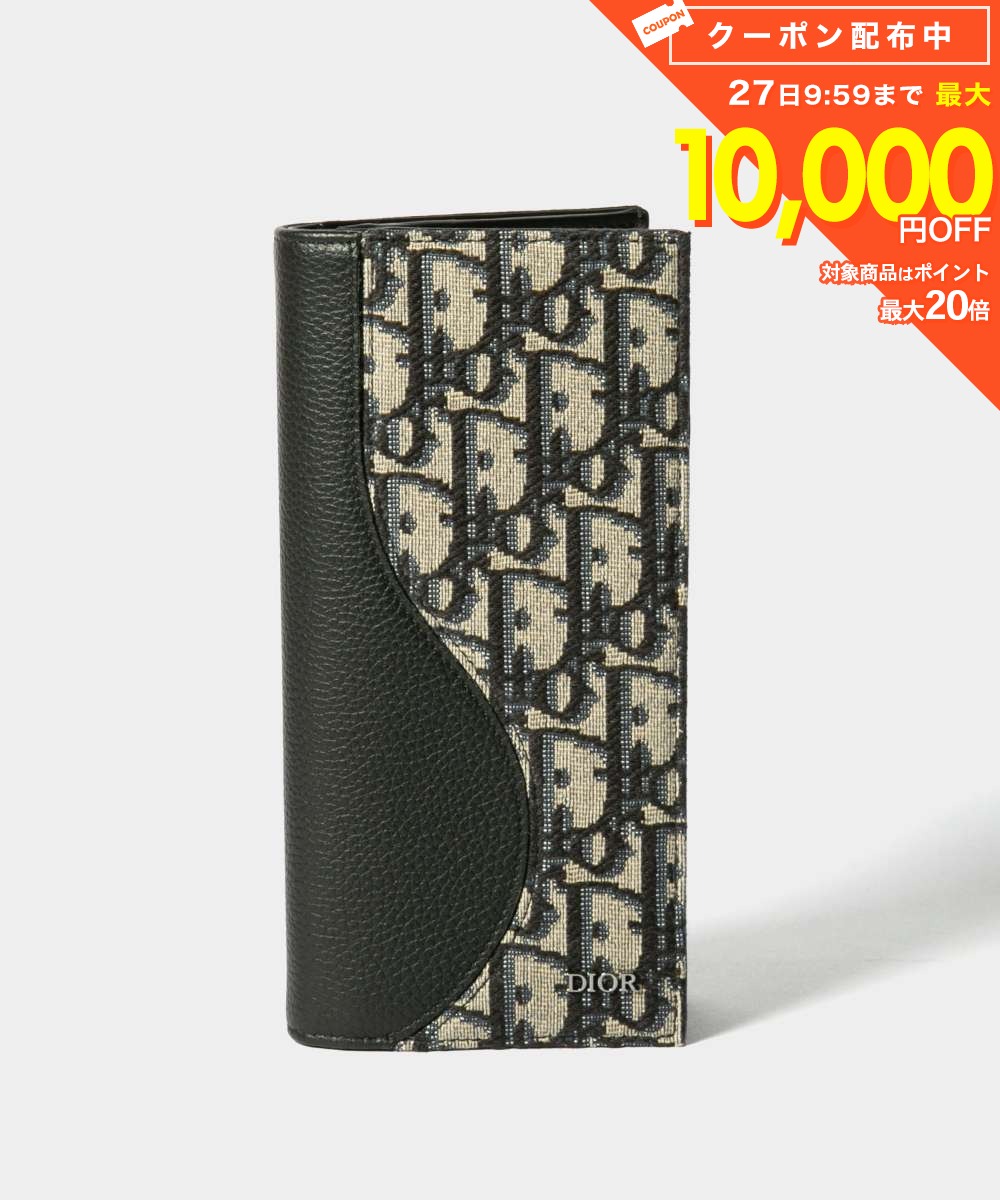 樂天商城 - Dior ディオール Saddle バーティカル ロングウォレット 2ADBC330YKS 長財布 レディース 財布