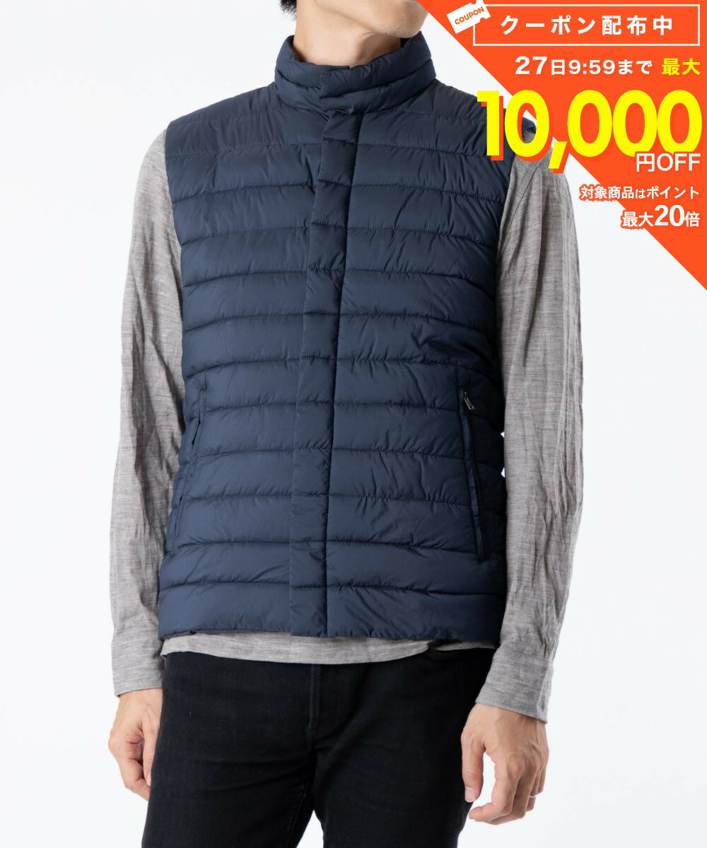樂天商城 - ヘルノ HERNO PC001ULE 19288 ベスト メンズ トップス ダウンベスト ジャケット キルティングベスト 防寒着 インナーベスト ギフト プレゼント 軽量 暖かい 秋冬 ナイトブルー 48 50 52