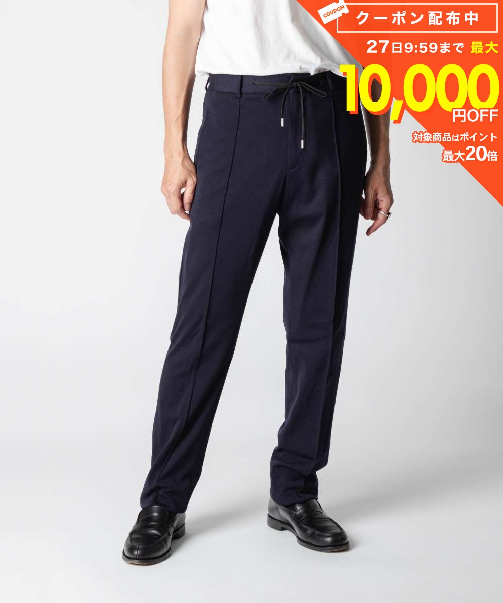 樂天商城 - ラルディーニ LARDINI ウールジャージースーツ パンツ イージーウエア メンズ ボトムス EASY WEAR ビジネス フォーマル カジュアル 紳士服 ネイビー 48 イタリア製