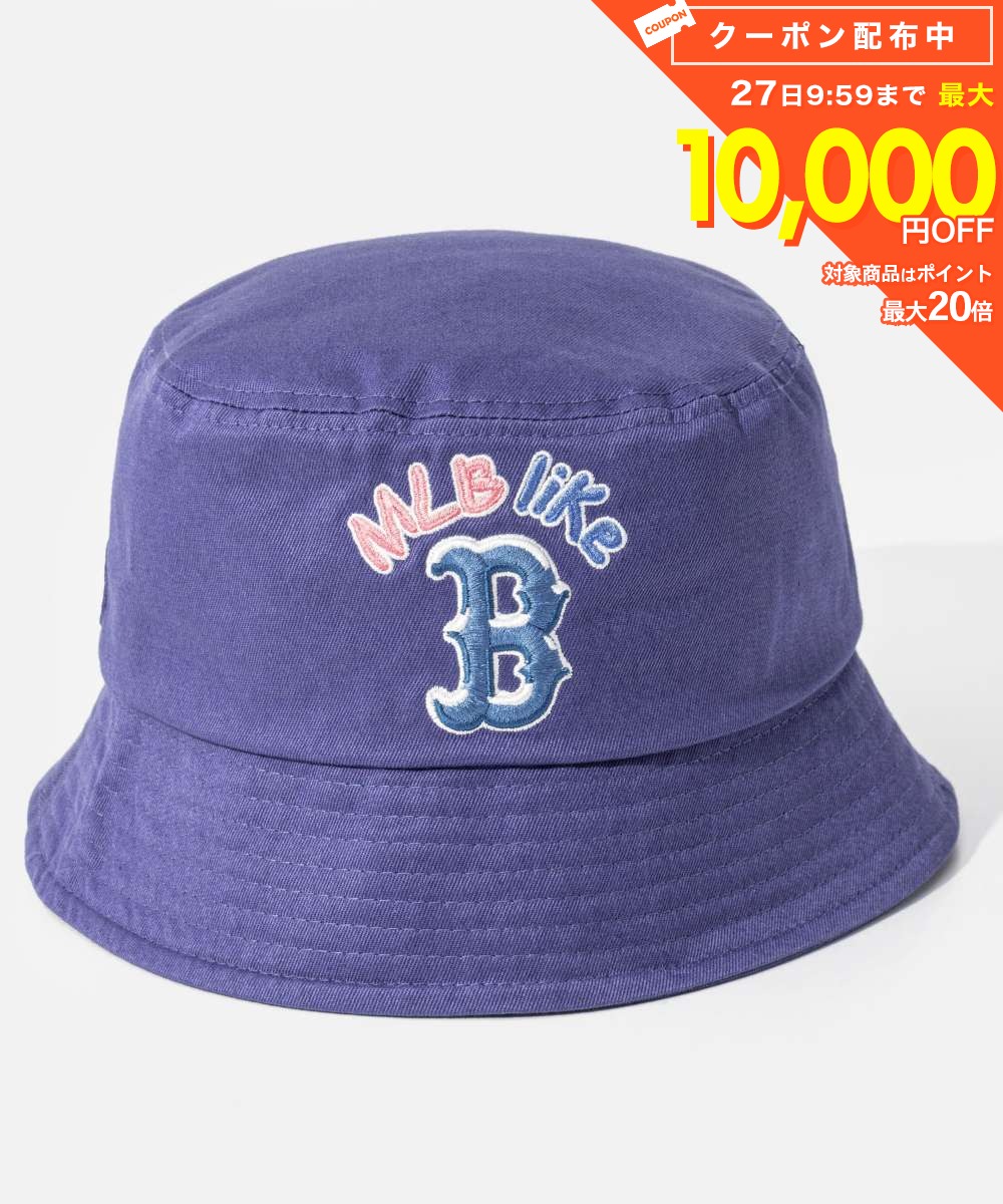 樂天商城 - エムエルビーコリア MLB Korea LIKE Ice Bucket Hat ライク アイス バケット ハット BOSTON REDSOX ボストンレッドソックス 3AHT0351N バケットハット ユニセックス 帽子