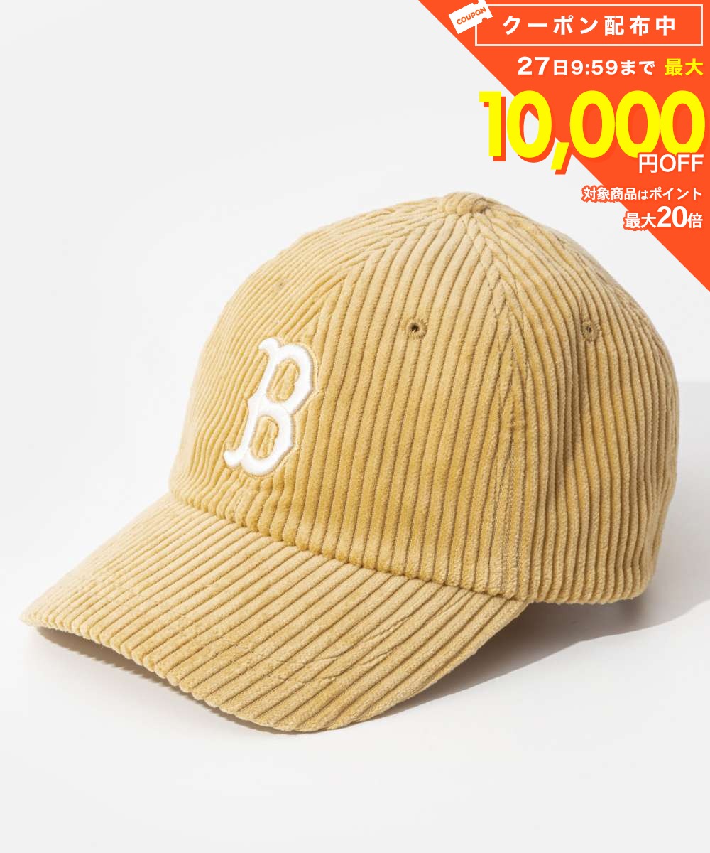 樂天商城 - エムエルビーコリア MLB Korea corduroy unstructured ball cap コーデュロイ アンストラクチャード ボール キャップ BOSTON REDSOX ボストンレッドソックス 3ACPC0126 ユニセックス 帽子
