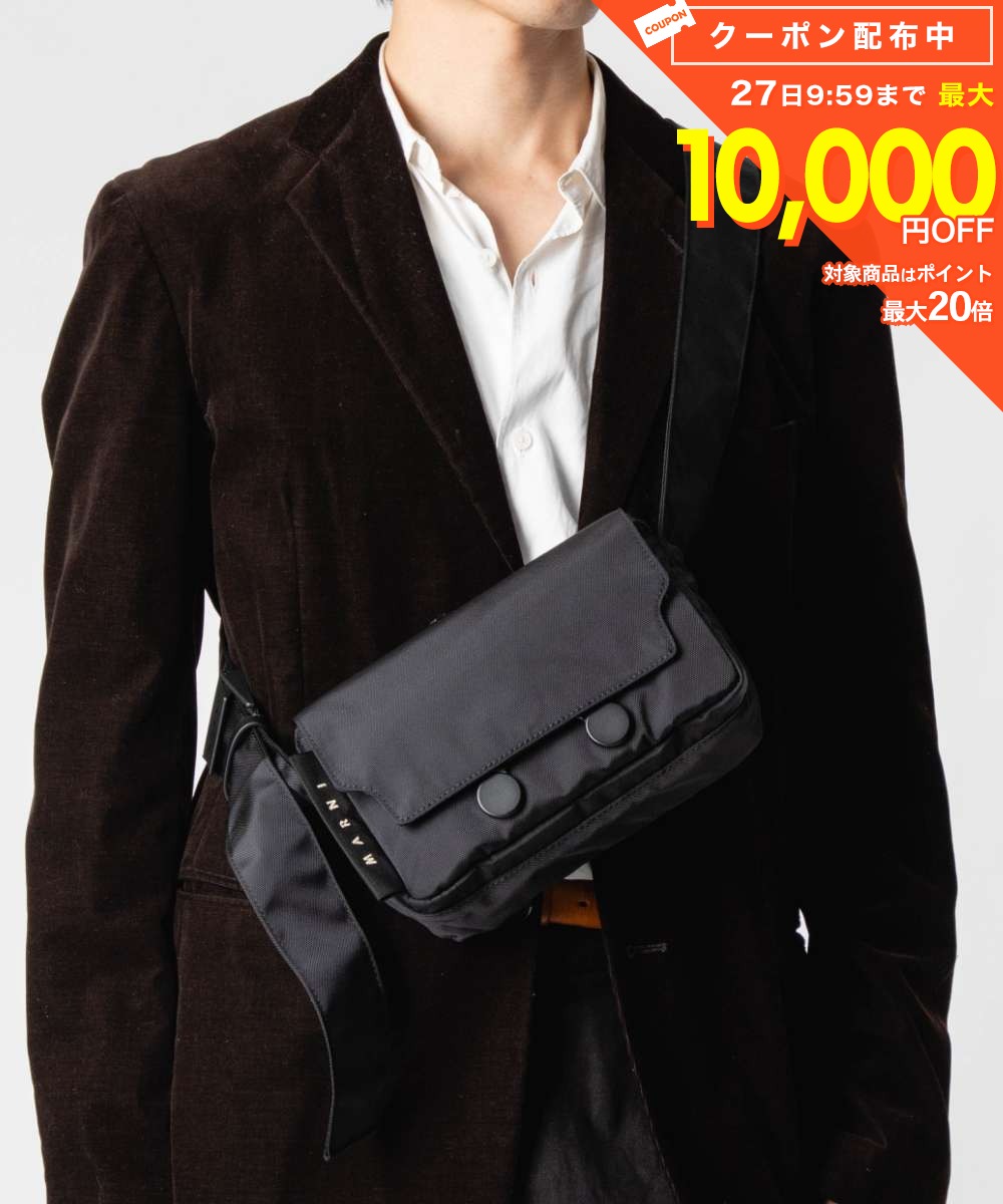 樂天商城 - マルニ MARNI CAMERA BAG カメラ バッグ SBMQ0118A0 P8184 ショルダーバッグ メンズ バッグ