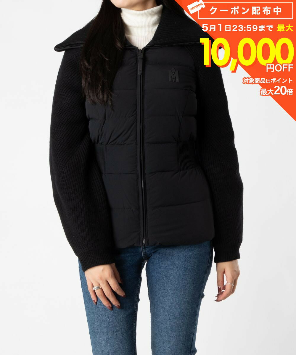 樂天商城 - マッカージュ MACKAGE FOXY Mixed Media Jacket ミクスト メディアジャケット ダウンジャケット リブニット レディース アウター