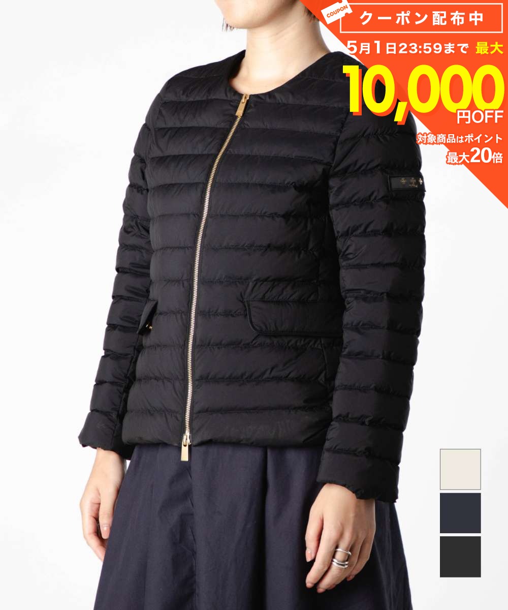 樂天商城 - タトラス TATRAS NOKO ノコ LJXA00270 13588 ノーカラー ダウンジャケット レディース アウター ーカラー ショート丈 ライトダウン ブルゾン 全3色