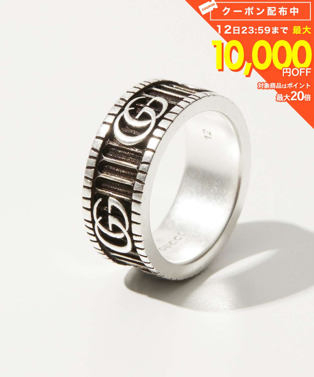 GUCCI - グッチ GUCCI 551899 J8400 リング GG MARMONT RING 8MM AGED SILVER メンズ レディース アクセサリー 指輪 ダブルG スターリングシルバー ジュエリー ギフト プレゼント エレガント お祝い 記念 おしゃれ クリスマス シルバー 08 09 12 13 14 16 22 24