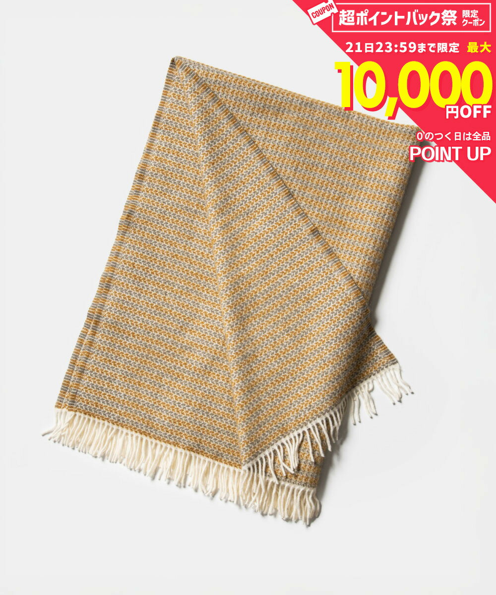 Pure Wool Blankets - クリッパン KLIPPAN Curve 曲線 2184 ブランケット ひざ掛け ユニセックス ホーム 雑貨