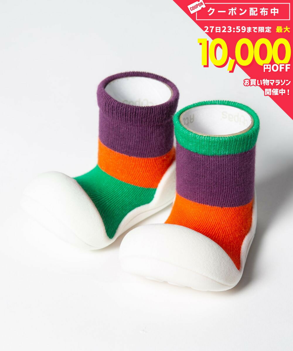 アティパス ATTIPAS AT02 ベビーシューズ Together ソックスシューズ トゥギャザー 出産祝い ファーストシューズ プレゼント ギフト 赤ちゃん お祝い トレーニングシューズ かわいい ベビー靴 女の子 男の子 安全 ベビー用品 ルームシューズ