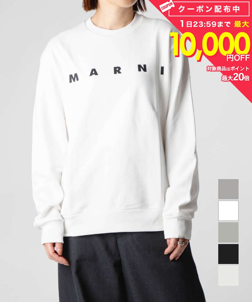 乐天商城 - マルニ MARNI KIDS COLLECTION MS340U キッズコレクション COTTON SWEAT SHIRT コットン スウェット シャツ M01612 M00V0 トレーナー レディース トップス 大人もOK