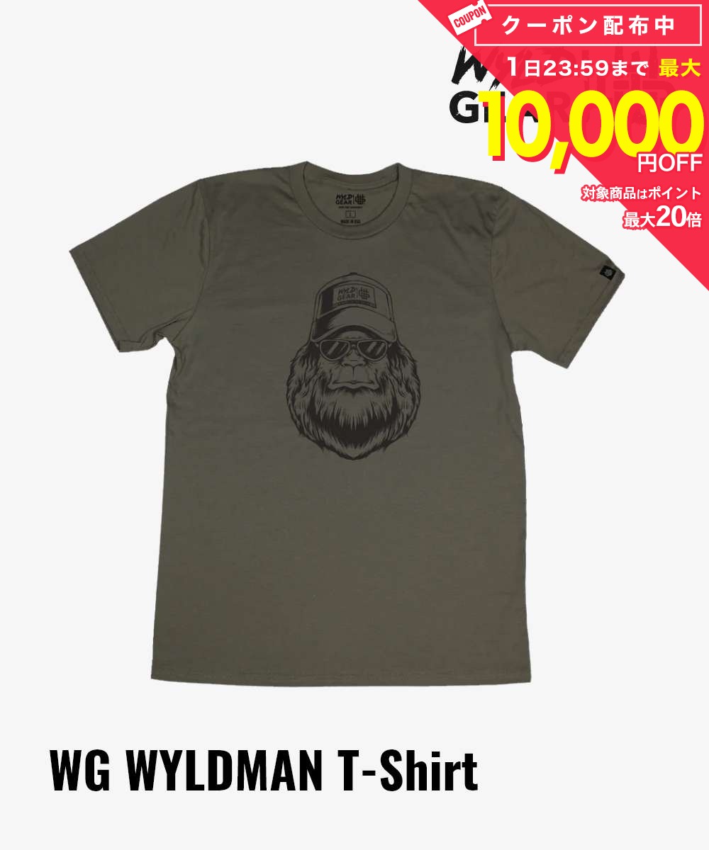 Rakuten - ワイルドギア WYLD GEAR WG-WYLDMAN-TSHIRT ユニセックス トップス Tシャツ WYLD MAN made in USA S〜XL シンプル ティーシャツ シャツ カットソー カジュアル