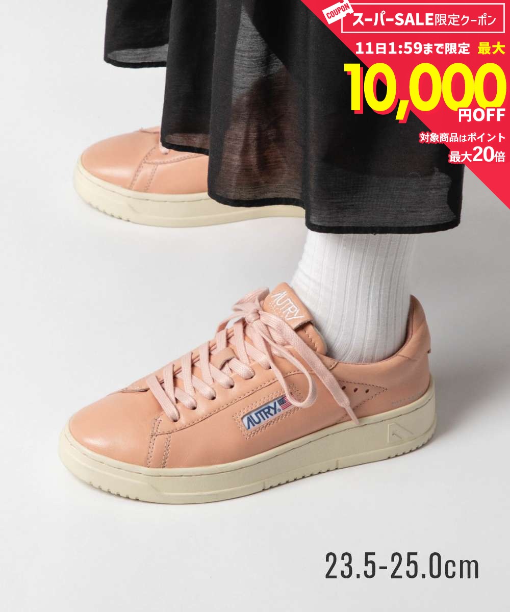 Rakuten - MAX15%OFF! オートリー AUTRY ADLW GG02 ローカットスニーカー 3AUT12-00033 スニーカー レディース シューズ ピンク 23.5 24.0 24.5 25.0cm