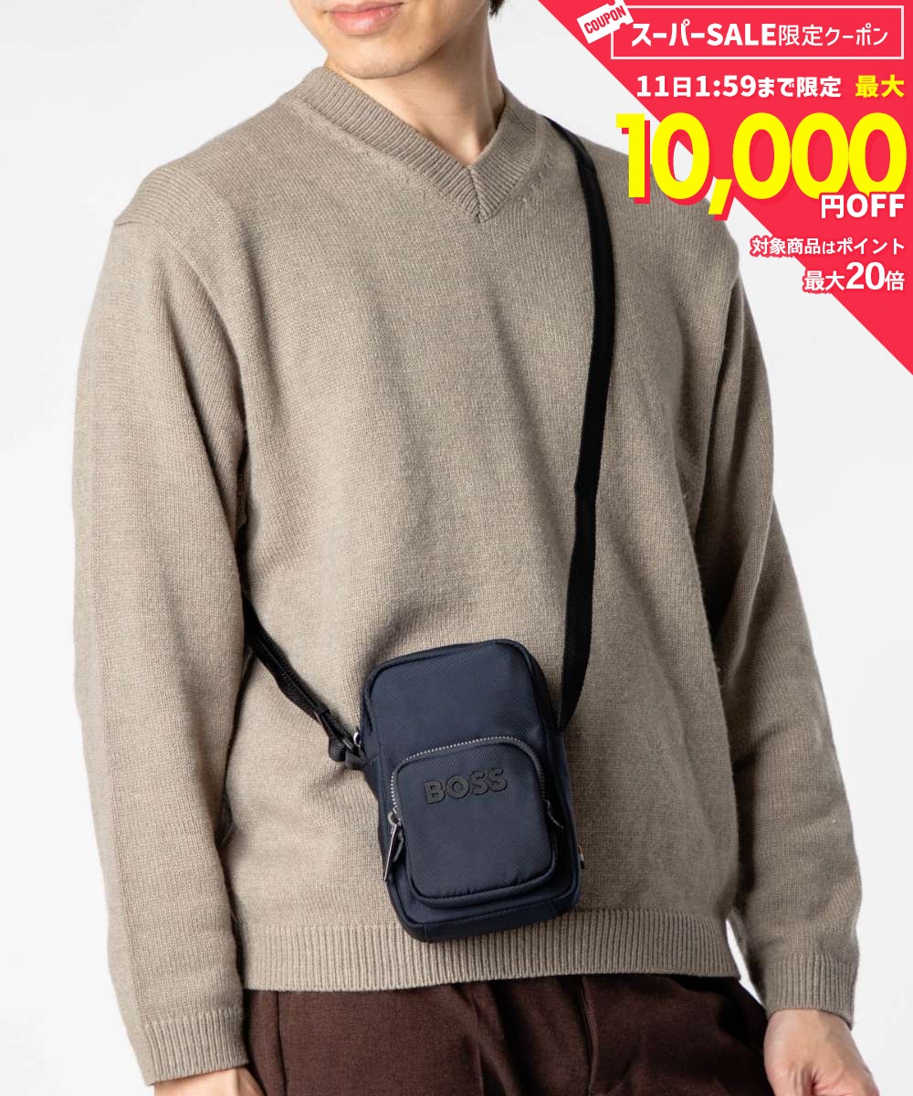 Rakuten - MAX12%OFF! ヒューゴボス HUGO BOSS Catch 3.0 Mini shoulder bag キャッチ ミニショルダーバッグ 50552566 ロゴ メンズ バッグ CATCH 3.0_MINI NS