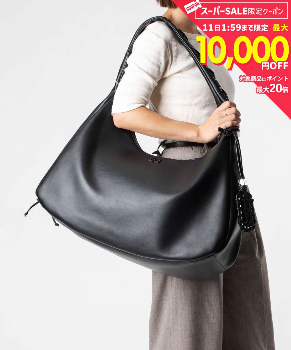Rakuten - MAX12%OFF! ガニー GANNI Hobo bag ホーボーバッグ A6639 5894 ショルダーバッグ レディース バッグ ブラック