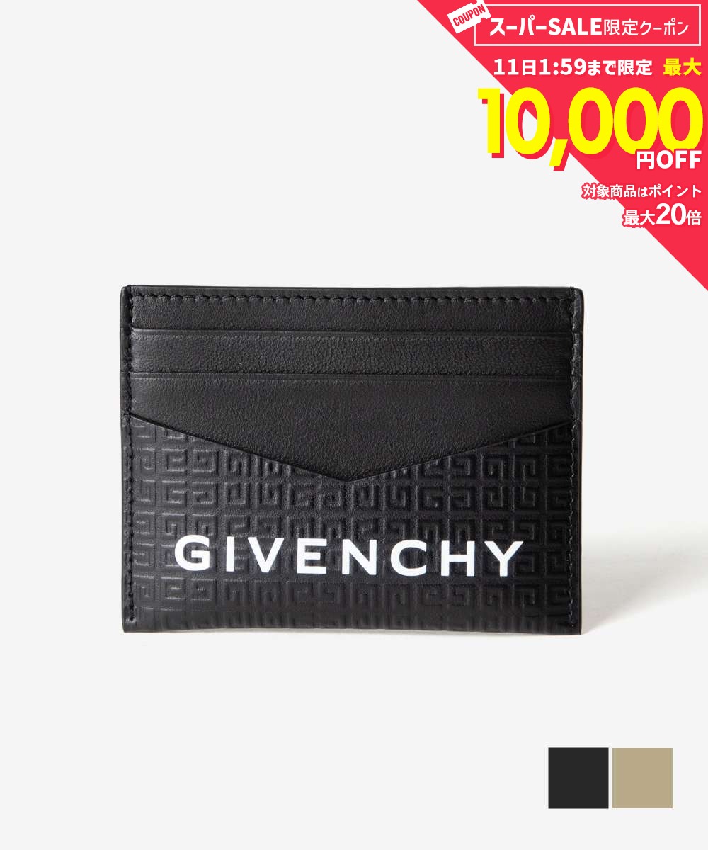 Rakuten - MAX16%OFF! ジバンシィ GIVENCHY 4G CARD HOLDER 2X3 CC マイクロレザー カードホルダー CARD HOLDER 2X3 CC 4G カードホルダー BK6099K1LQ カードケース ユニセックス 財布 小物
