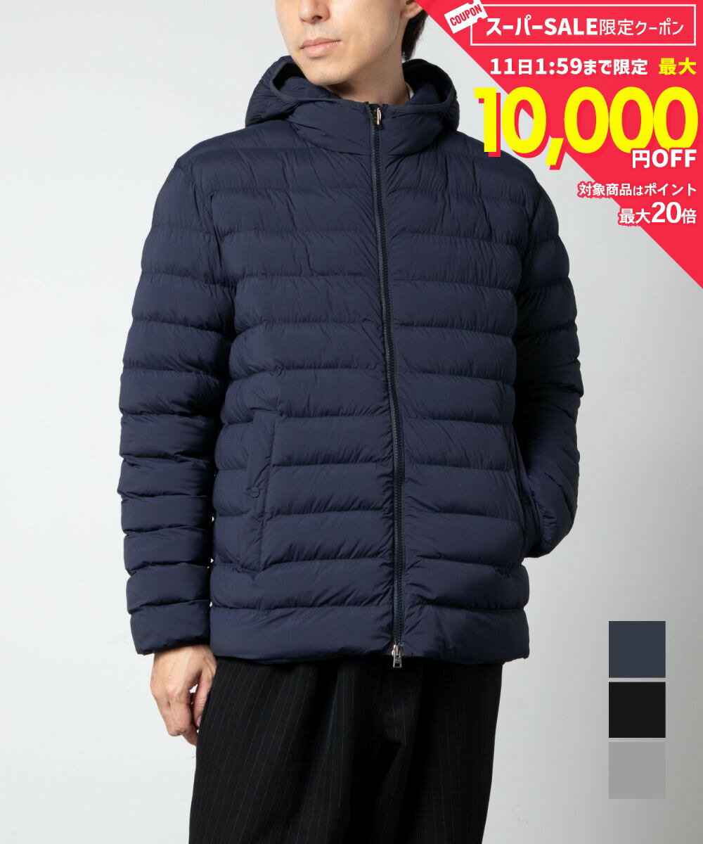 Rakuten - MAX25%OFF! ヘルノ HERNO RESORT リゾート JACKET IN LIGHT STRETCH NYLON ライト ストレッチナイロン PC00019UR 12431SZ ダウンジャケット メンズ アウター