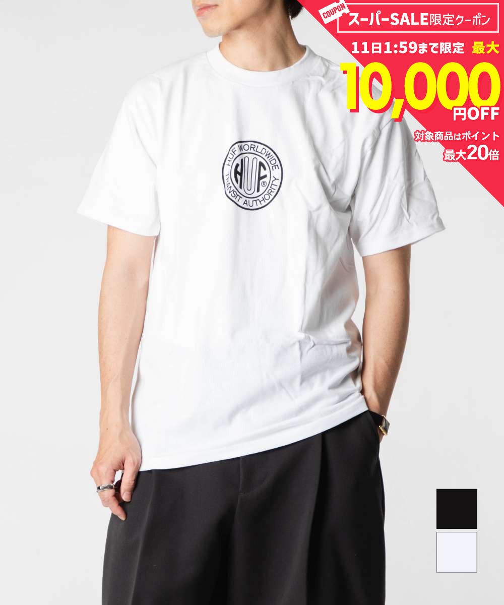 Rakuten - 【10日限定★エントリーで最大100％ポイントバック！当選確率1/2 】 MAX43%OFF! ハフ HUF TOKEN S/S TEE トークン ティ TS02511 Tシャツ 半袖 ロゴ メンズ レディース トップス