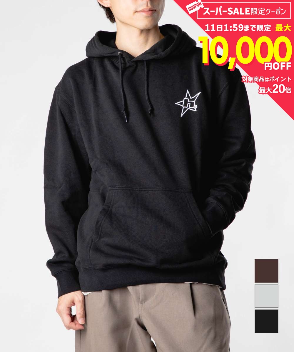 Rakuten - MAX12%OFF! ハフ HUF H STAR LOGO P/O HOODIE エイチ スター ロゴ フーディー PF00790 トレーナー スウェット メンズ レディース トップス