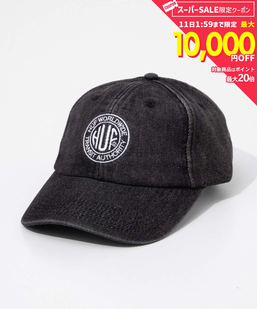Rakuten - MAX13%OFF! ハフ HUF TOKEN 6 PANEL CV WASHED HAT トークン シックス パネル カーブバイザー ウォッシュド ハット HT00892 キャップ ロゴ メンズ レディース 帽子