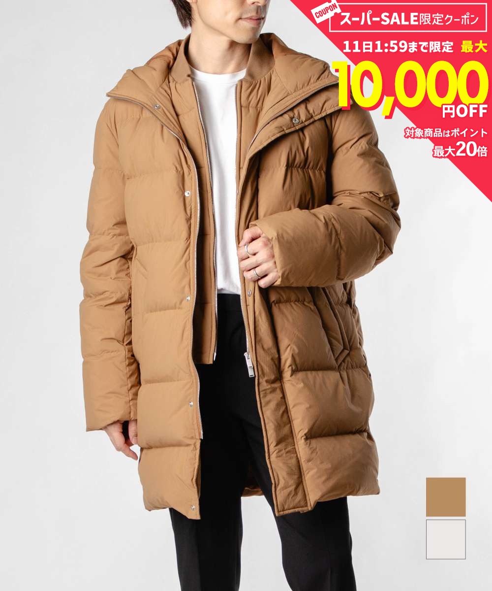 Rakuten - 【5日限定★エントリーで最大100％ポイントバック！当選確率1/2 】 MAX28%OFF! ラルディーニ LARDINI IVKORY IVC63632 ダウンジャケット DOWN JACKET メンズ アウター アウトドア ビジネス カジュアル 防寒着 秋冬 ネイビー×ホワイト ベージュ S M L