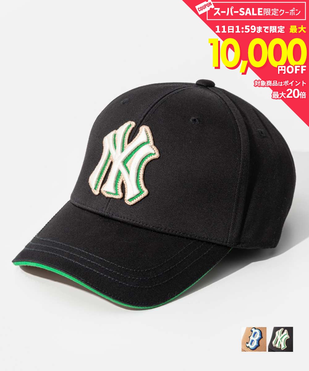MAX12%OFF! エムエルビーコリア MLB Korea Monotive Structured Ball Cap モノティブ ストラクチャード ボール キャップ BOSTON REDSOX ボストンレッドソックス 3ACPP023N ユニセックス 帽子