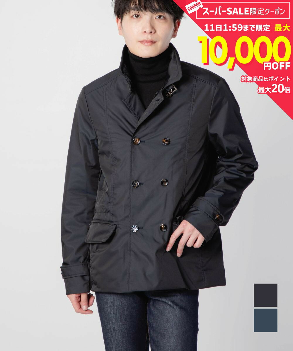 Rakuten - MAX10%OFF! ムーレー MOORER MOUGI100047 TEPA021 ジャケット NABUCCO KM メンズ アウター ビジネス アウトドア カジュアル ウェア ロゴ ダブルブレスト 秋冬 シンプル ギフト プレゼント オーシャン ブルー 44 46 48 50