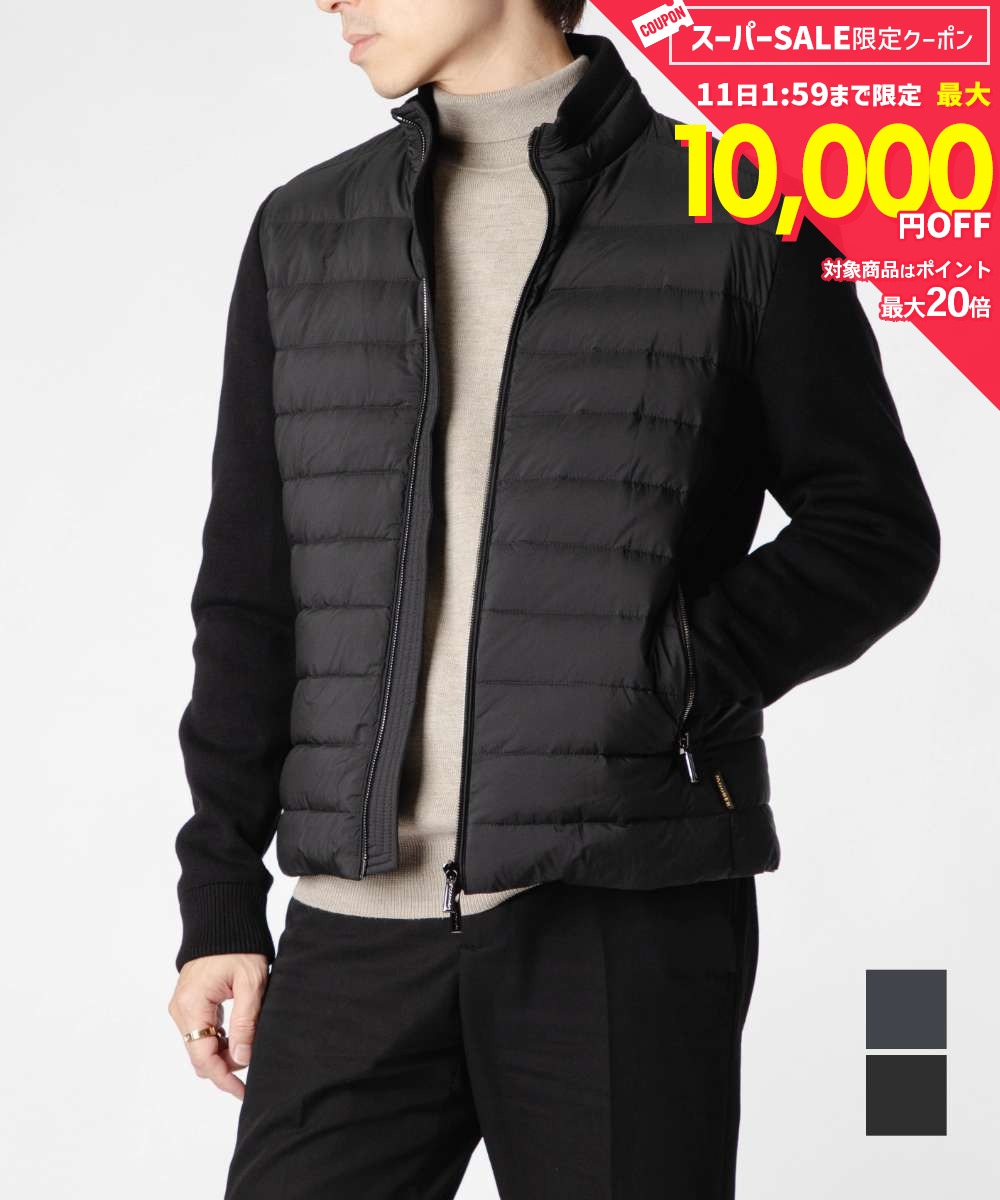 Rakuten - MAX12%OFF! ムーレー MOORER BOMBER JACKET ボンバージャケット CATTANEO-S3C カッタネオ MOUBO100003 TEPA002 ダウンジャケット ブルゾン メンズ アウター