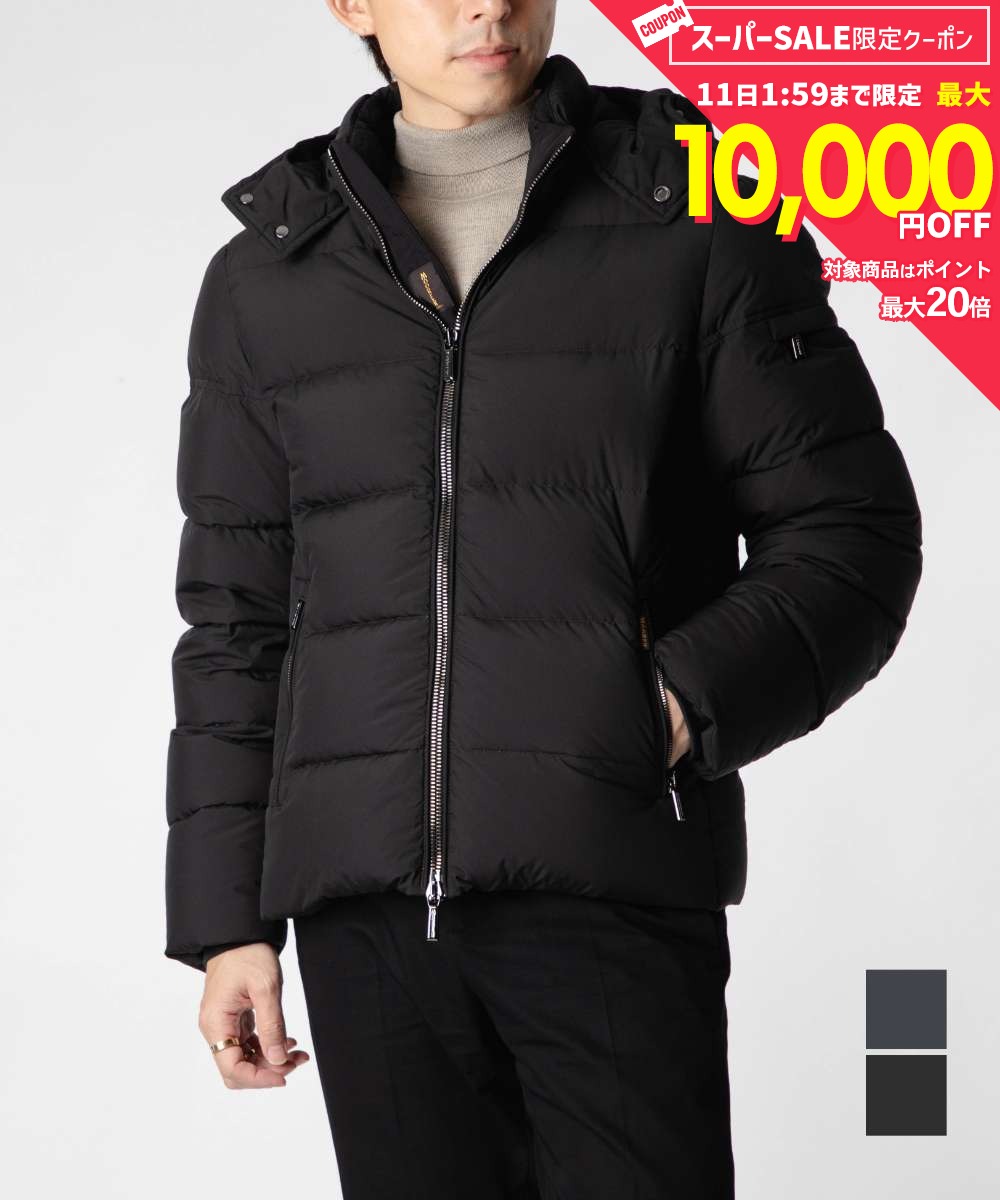 Rakuten - 【5日限定★エントリーで最大100％ポイントバック！当選確率1/2 】 MAX12%OFF! ムーレー MOORER ACQUA アクア BRETT-SKT ブレット MOUGI100134 TEPA034 ダウンジャケット ブルゾン 防水 メンズ アウター