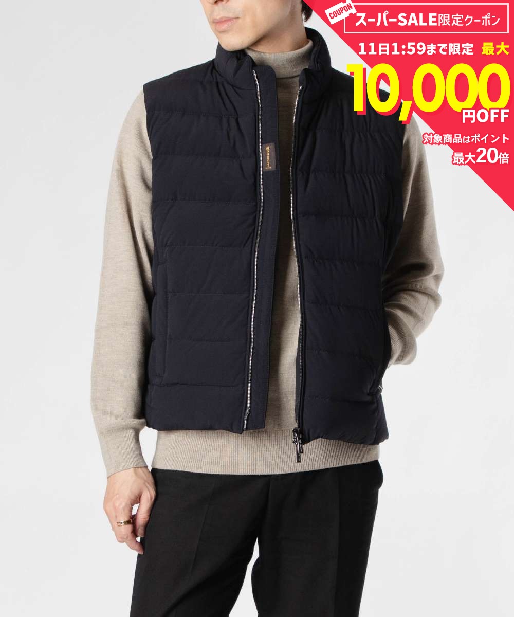 Rakuten - 【10日限定★エントリーで最大100％ポイントバック！当選確率1/2 】 MAX24%OFF! ムーレー MOORER ACQUA アクア OLIVER-KN オリバー MOUGL200004 TEPA009 ダウンベスト 撥水 メンズ アウター