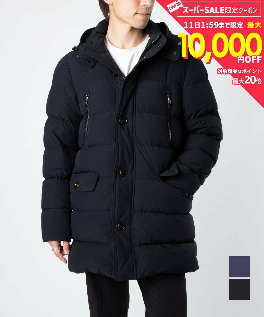 Rakuten - 【5日限定★エントリーで最大100％ポイントバック！当選確率1/2 】 MAX12%OFF! ムーレー MOORER ACQUA アクア Jacket ジャケット GORNER-KN ゴルナー MOUGI100206 TEPA009 ダウンジャケット 撥水 メンズ アウター