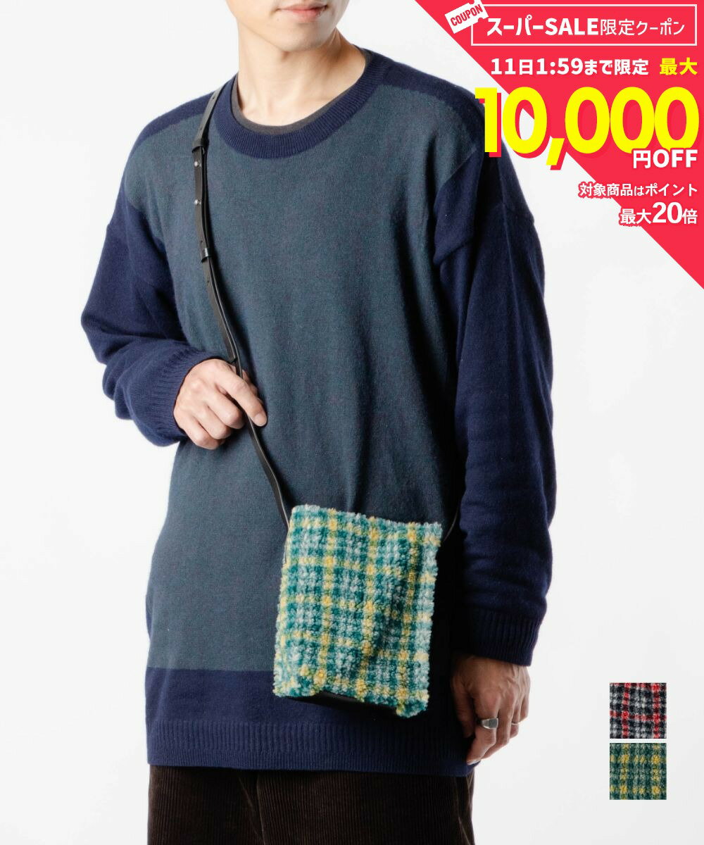 Rakuten - MAX10%OFF! マルニ MARNI SBMQ0064Q0 P4831 ショルダーバッグ レディース バッグ チェック柄 斜め掛け スモールバッグ 肩掛け レザー ミュゼオ ソフト ミニバッグ 軽量 ムートン ボア シンプル MUSEO SOFT ブランド プレゼント ギフト グリーン×イエロー ネイビー×レッド
